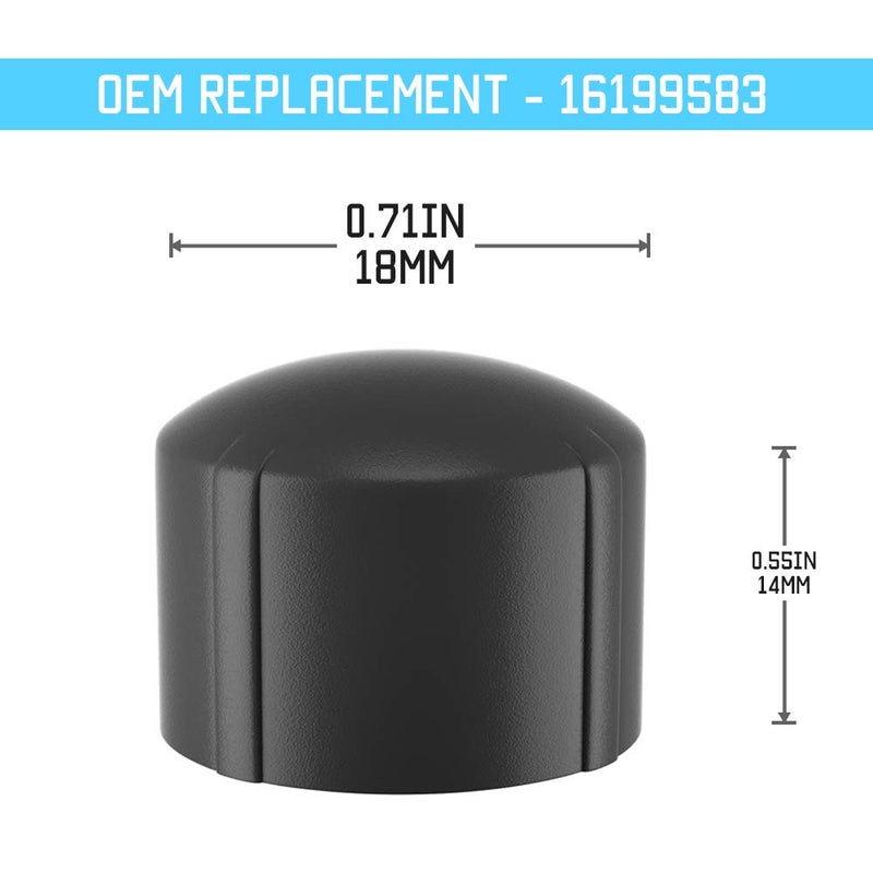 RDBS Stereo Radio Volume Control Knob Replacement Knobs Compatible with Select GM Vehicles GM 16199583 - Image 4